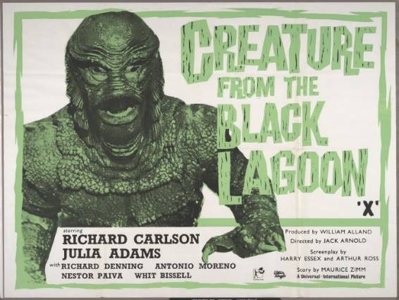 Movie Poster Creature form Black Lagoon