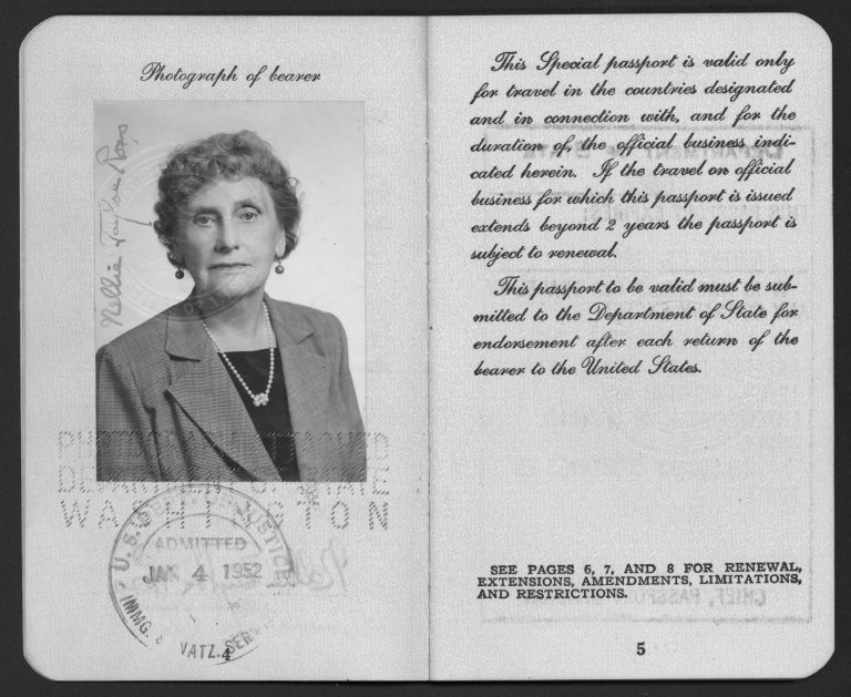 Portrait of Nellie Tayloe Ross as a young woman