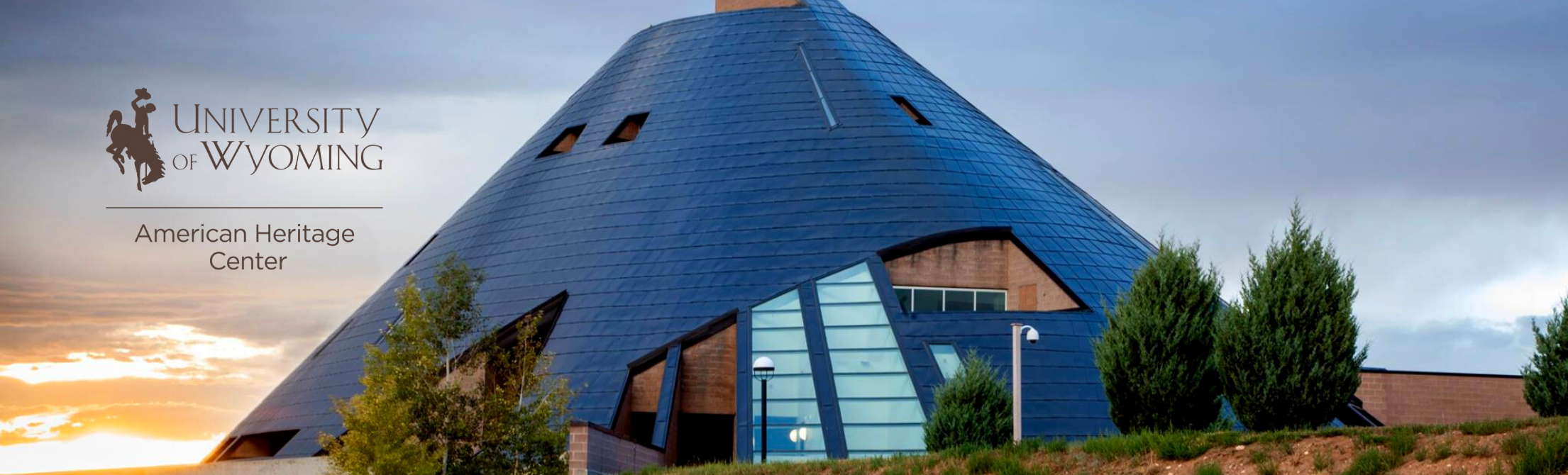 American Heritage Center title. Centennial complex, arena auditorium and football stadium
