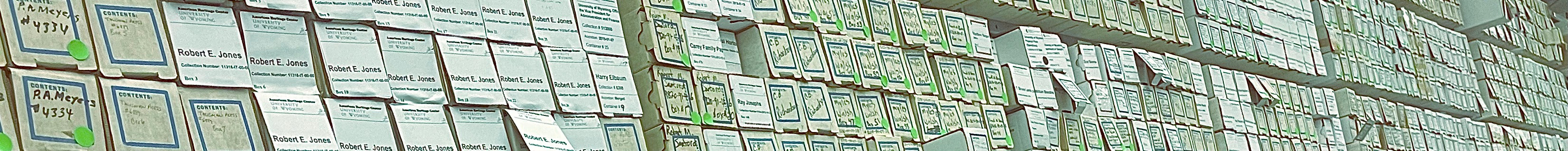Anaconda collection maps stacked on shelfs