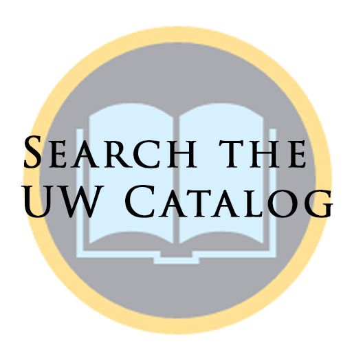 Box to click on that will lead the user to the UW Libraries Search page