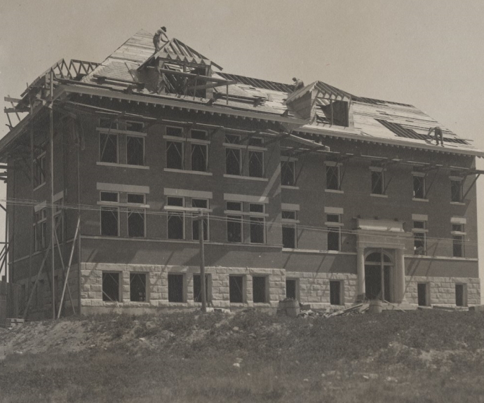 Construction of the University of Wyoming, Merica Hall
