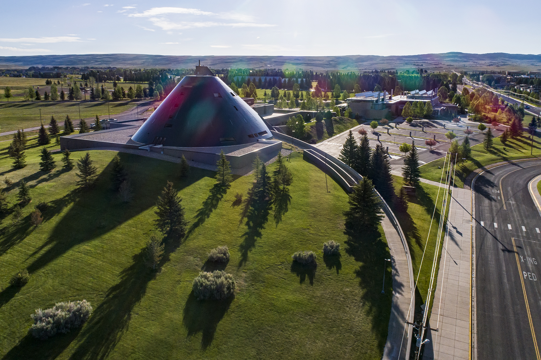 Arial image of the Centennial Complex 