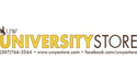 University Store logo in brown and gold with the UW logo and steamboat
