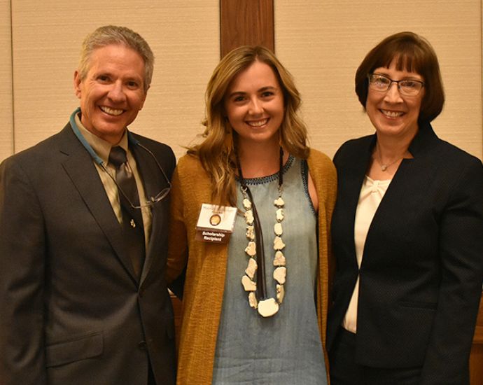 UWAA Scholarship donors with recipient