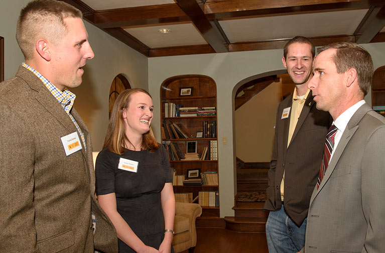 UWAA MBA Network members speaking at event