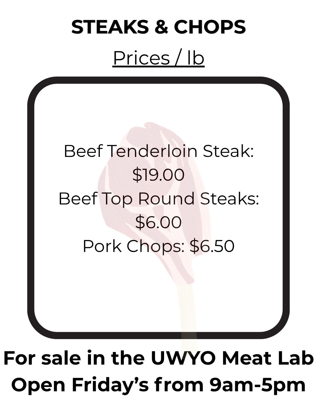 Steaks & Chops