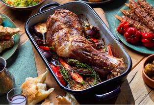 Assorted lamb dishes