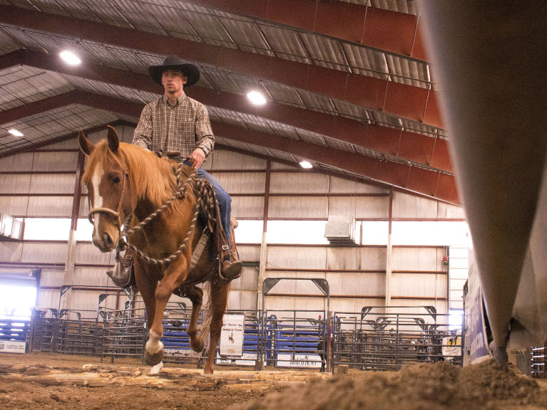 ranch horse member competing 