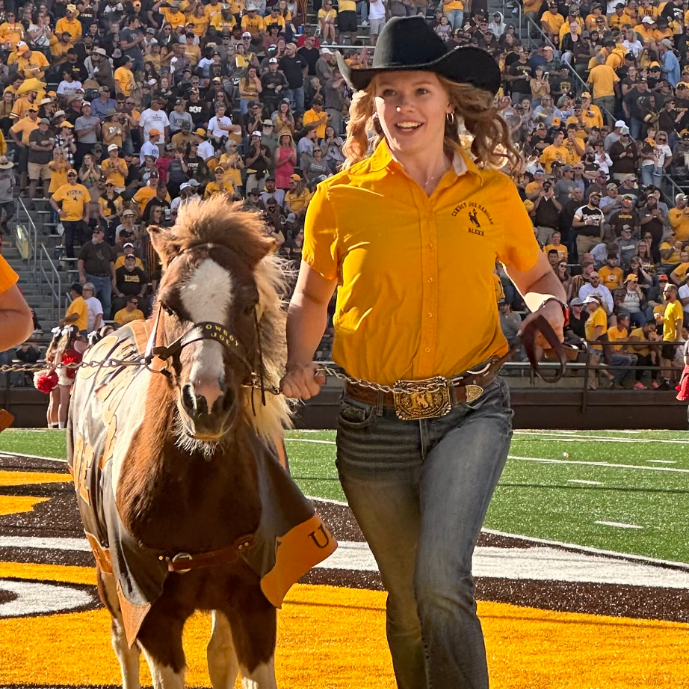 Alex Rigsby and Cowboy Joe run the field