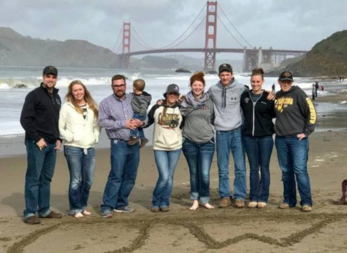 In 2017, UW Food Science Club members visited the San Francisco area an stopped for a picture in front of the Golden Gate Bridge.