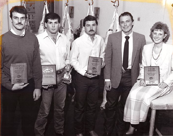 1987 Meat Judging Team