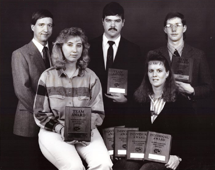 1991 Meat Judging Team