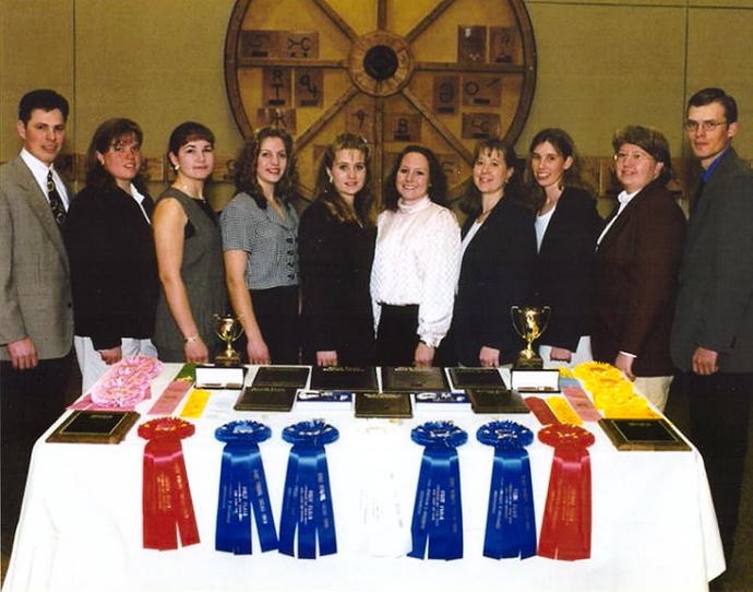 1999 Meat Judging Team
