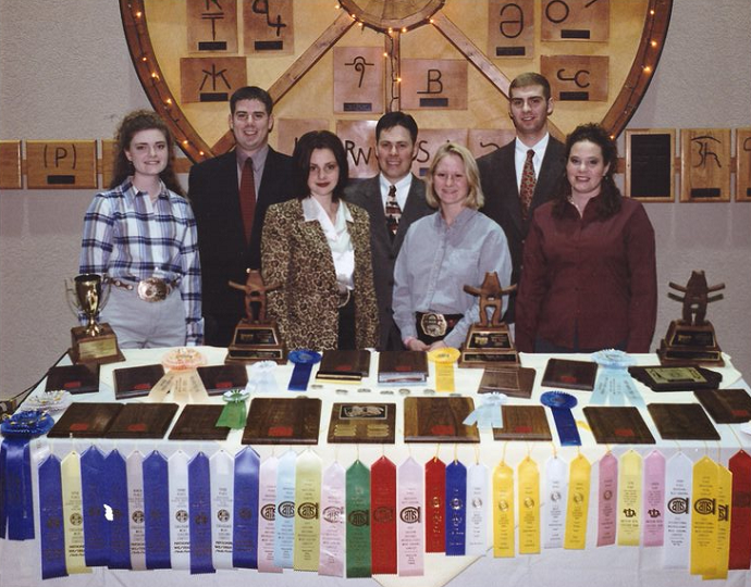 2001 Meat Judging Team