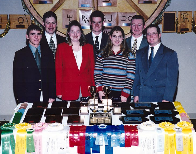 2002 Meat Judging Team