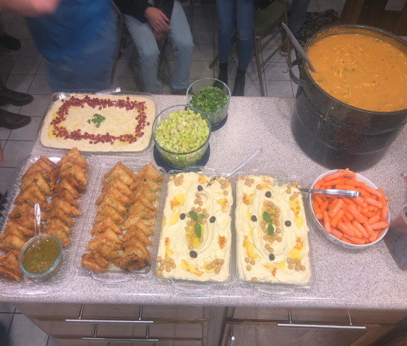 middle eastern food at mena cultural club