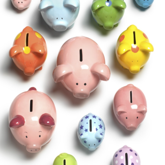 piggy banks graphic