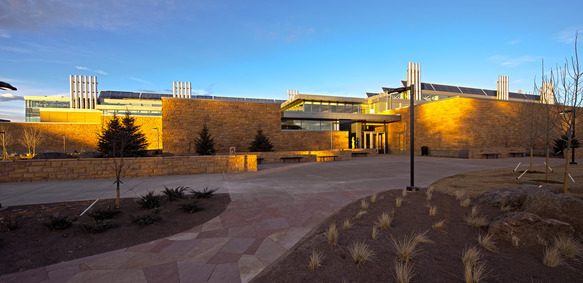 Outside of the Visual Art Building