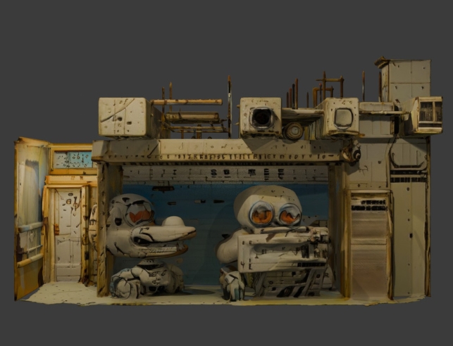 An art piece by Associate Professor Brandon Gellis