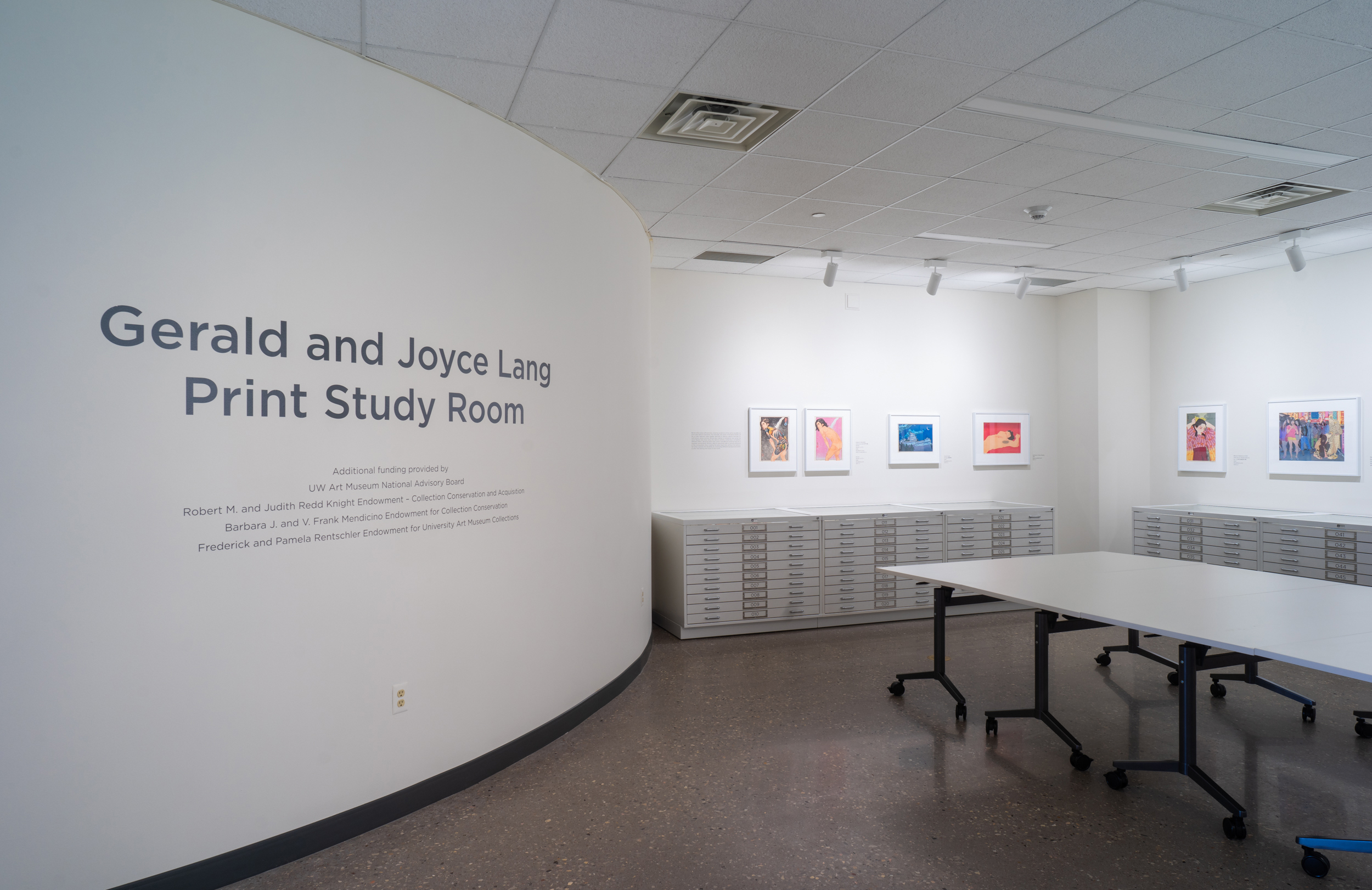 Gerald and Joyce Lang Print Study Room