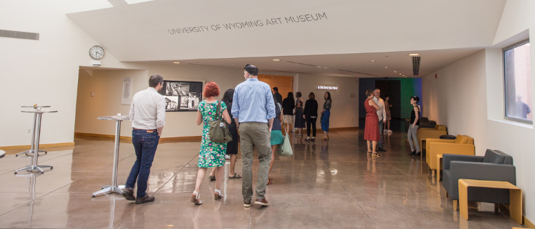 Image of guests entering the Art Museum galleries