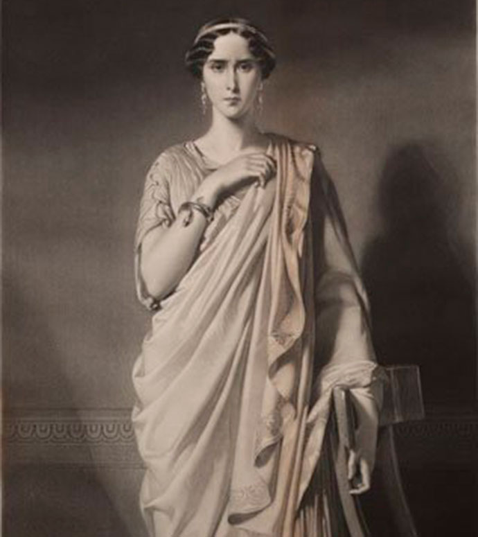 Édouard Dubufe (French, 1819-1883)s' "Rachel"