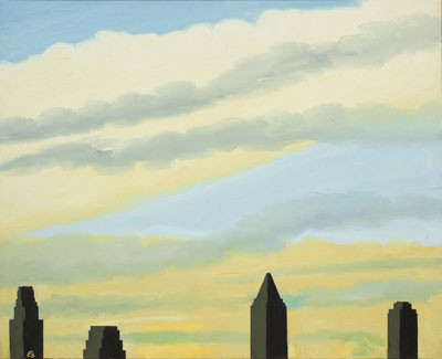 Emilio Sanchez (Cuban/American, 1921-1999), New York Skies