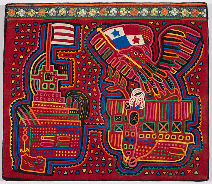 Kuna people - mola panel