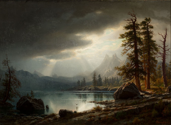 Albert Bierstadt's "In the Tetons"