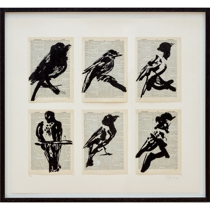 William Kentridge's Six Birds