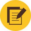 An icon of an online form