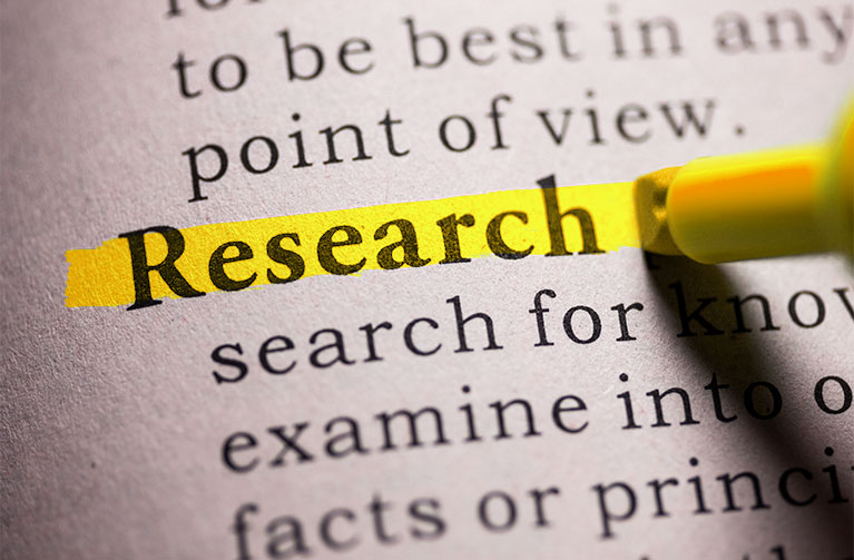 Research text highlighted