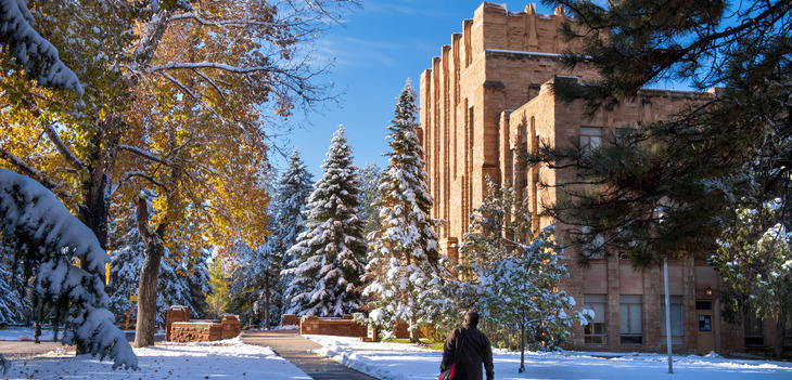 exterior view of the College of Arts and Sciences.