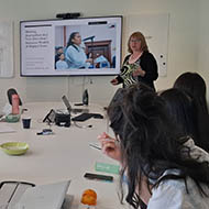 Cindy Price-Schultz presents in Sweden.