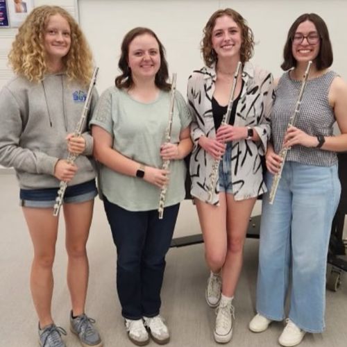 Members of the flute association