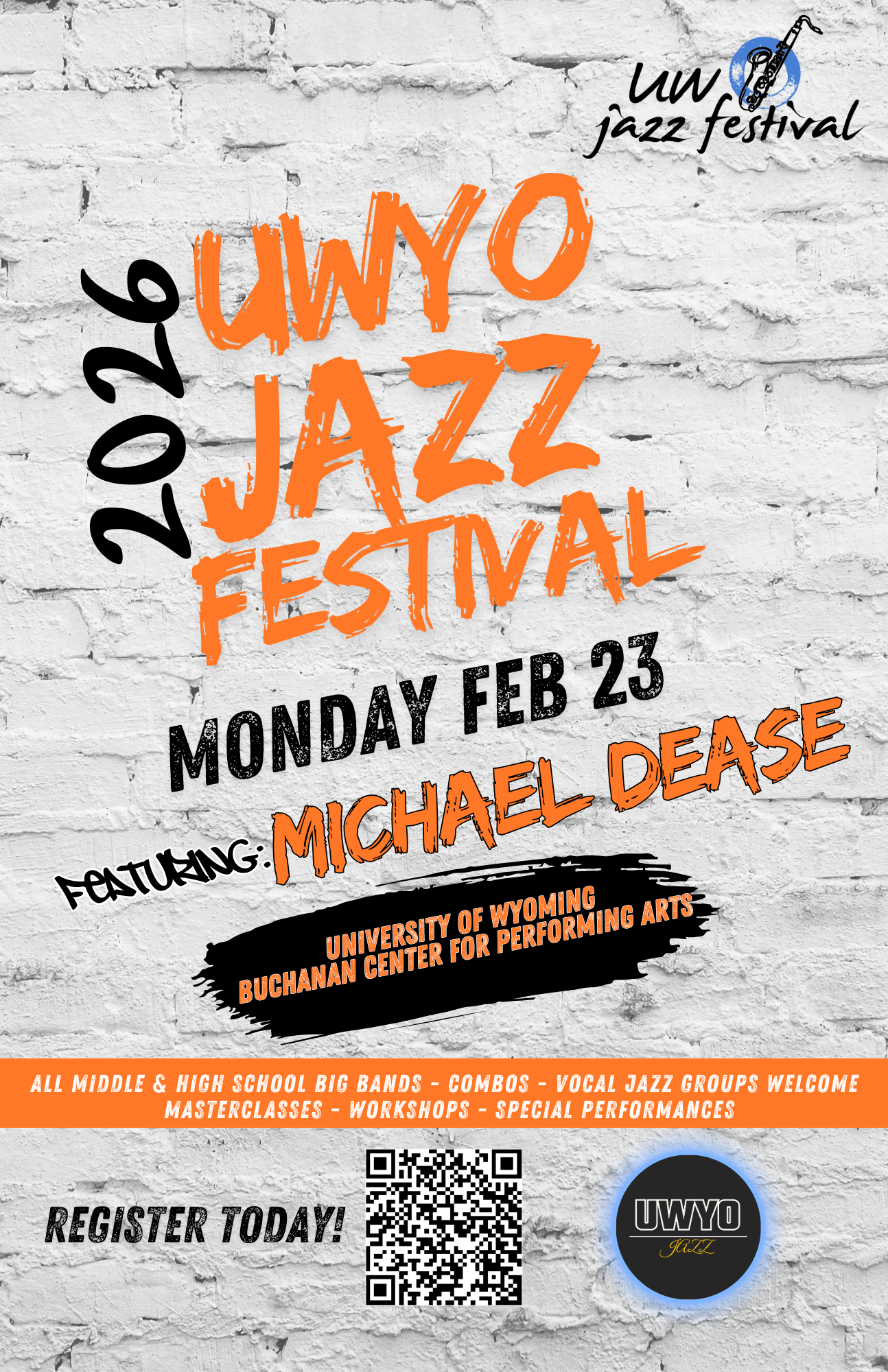 Jazz festival promotional poster
