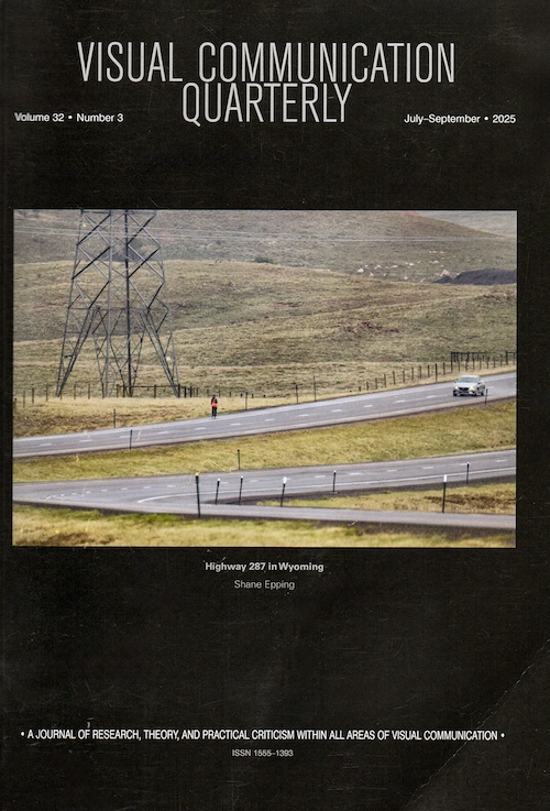 Cover of Visual Communication Quarterly featuring a Shane Epping image