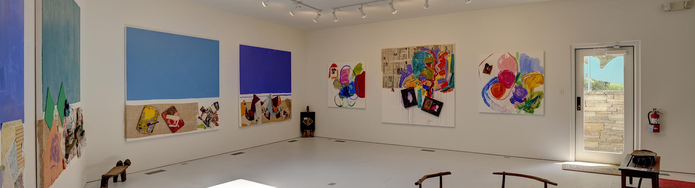 A gallery in the Neltje Center.