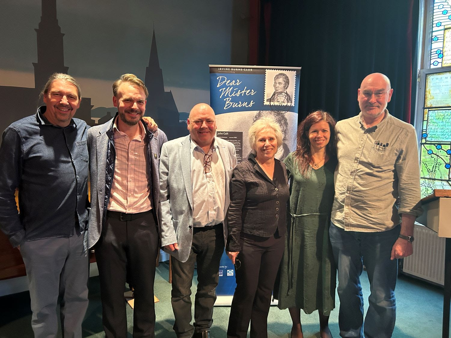 Caroline McCracken-Flesher gives lecture in Scotland.