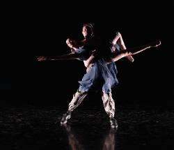 Dancers rehearse for Radical Humanity