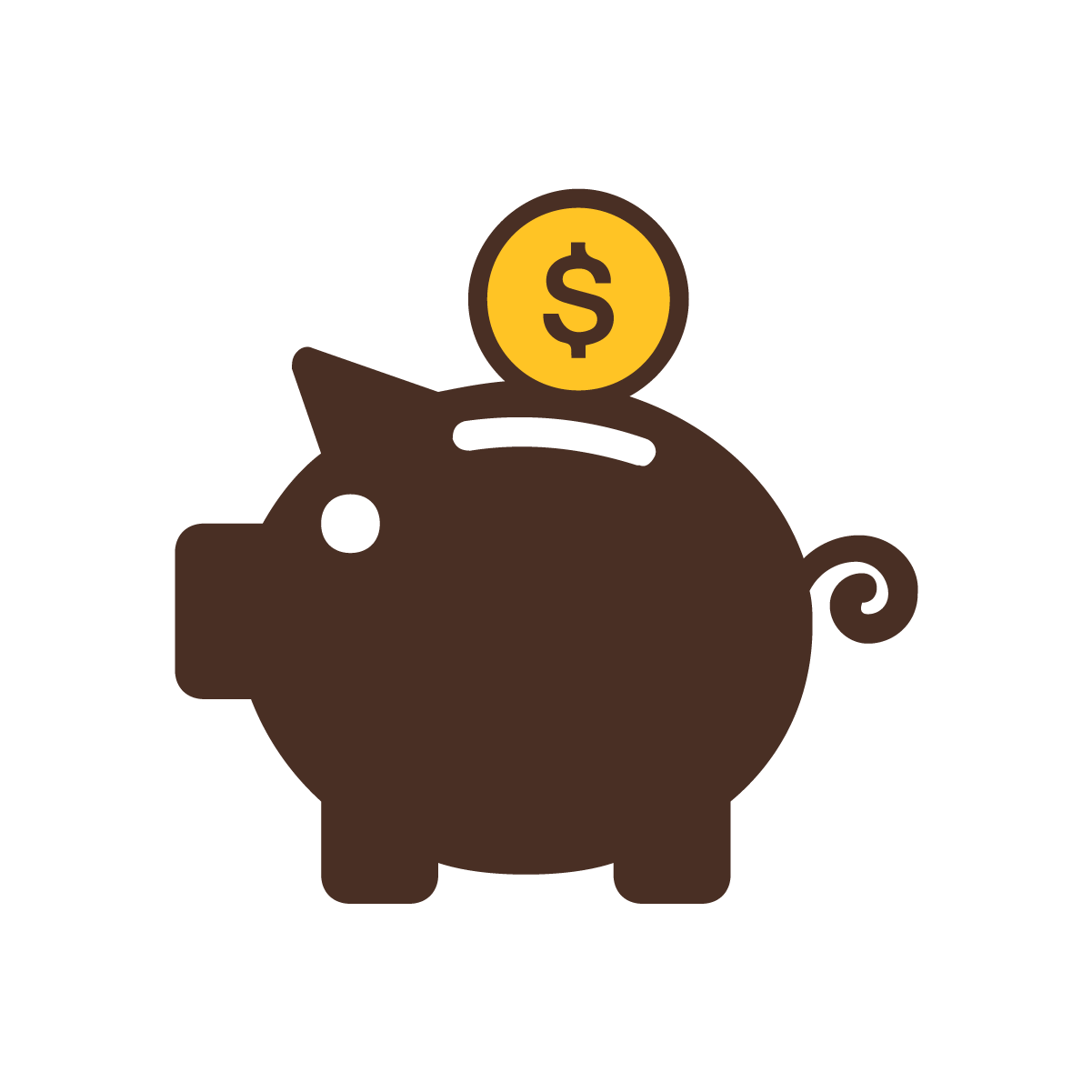 A piggy bank 