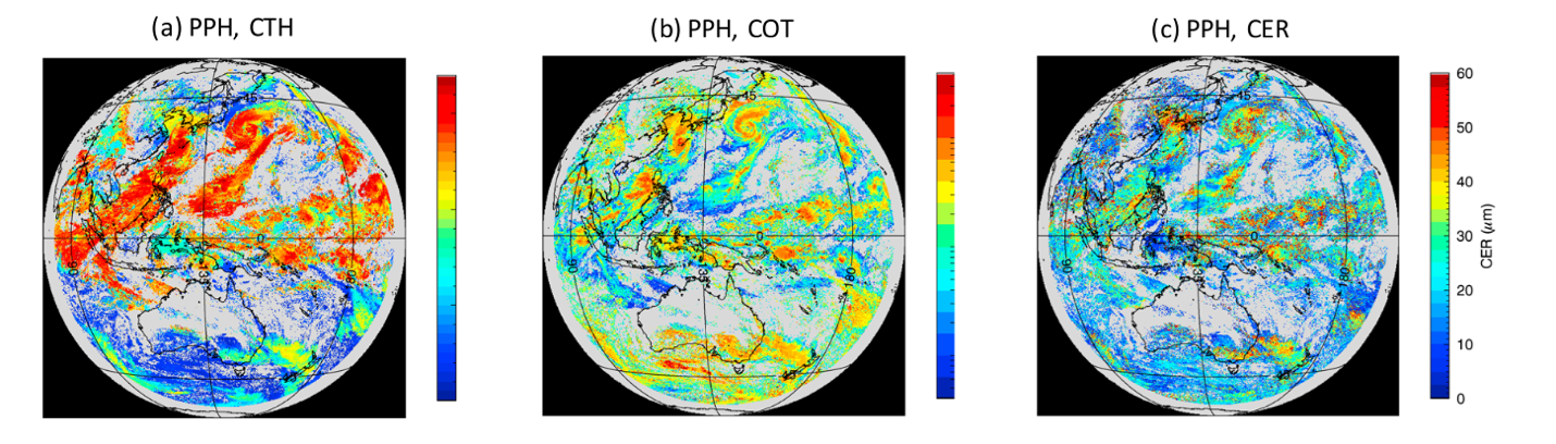 Satellite observations of clouds