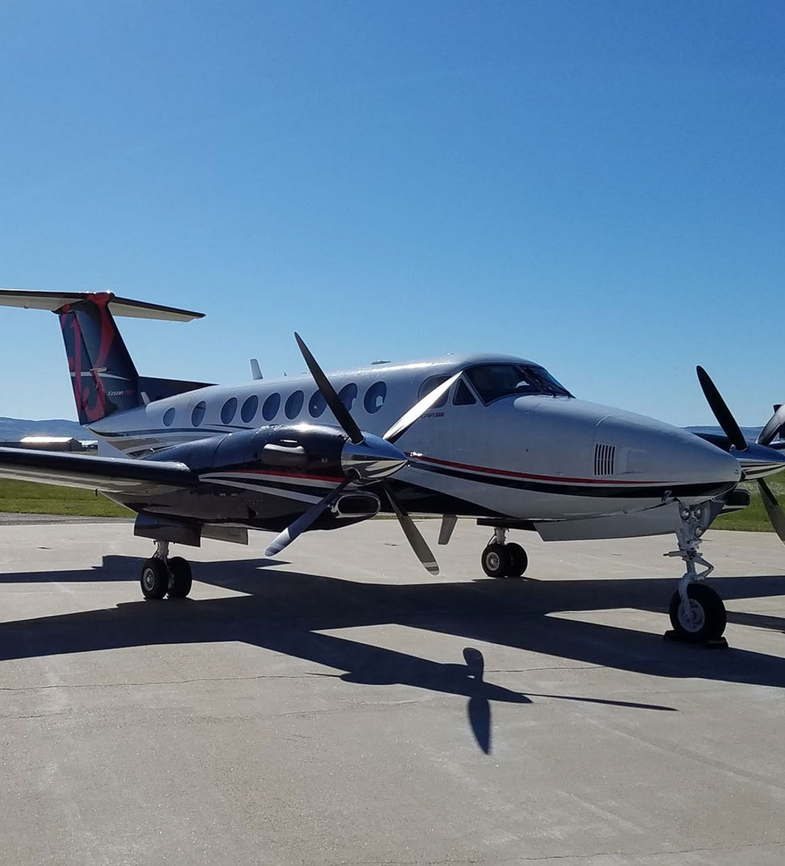 The next-generation King Air 350 as initially purchased by the university