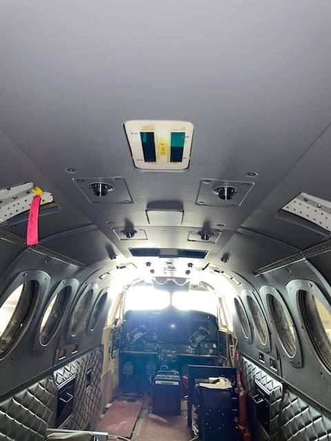 Forward view of interior research configuration