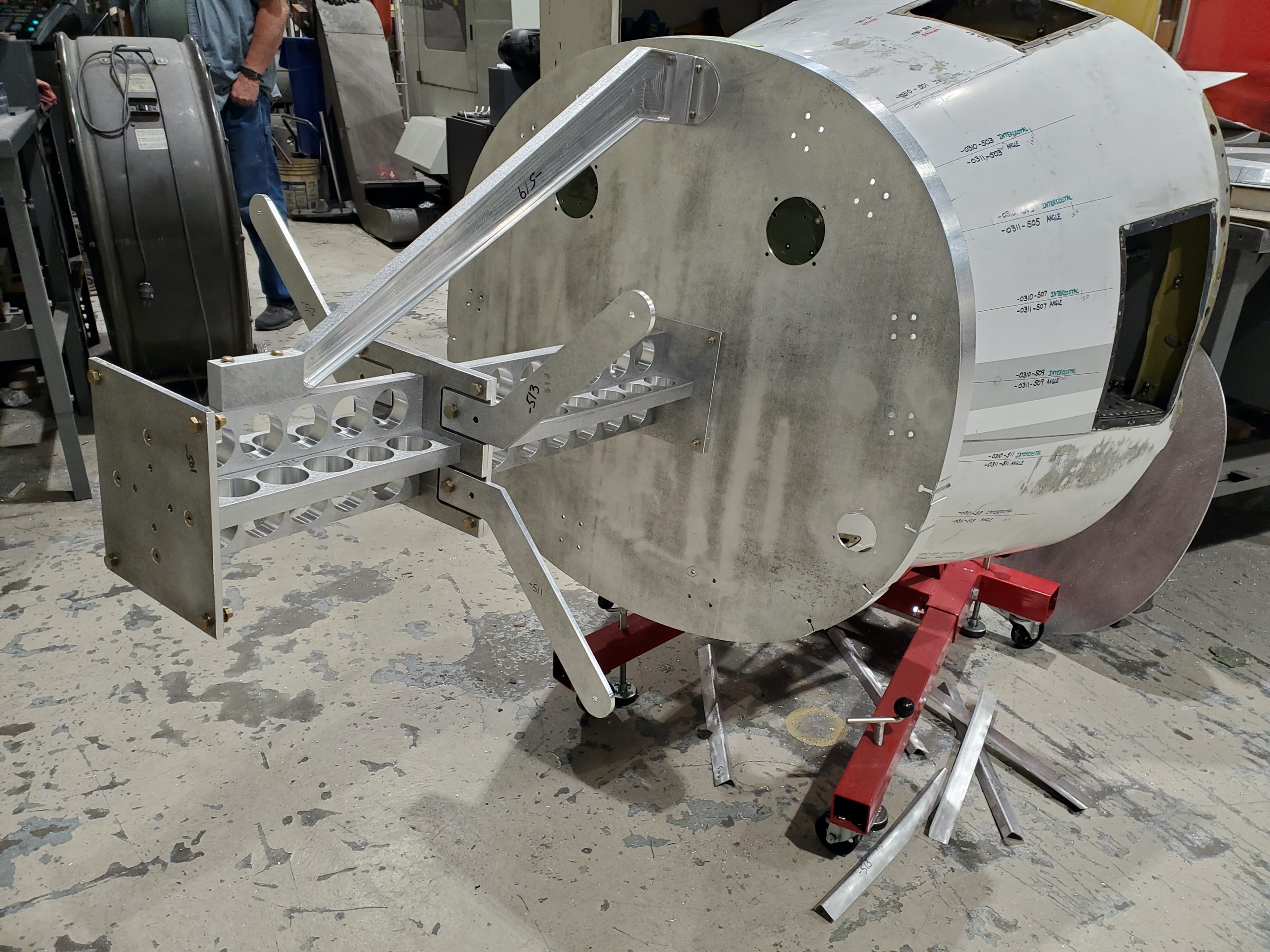 Tooling build for the UWKA-2's extended nose