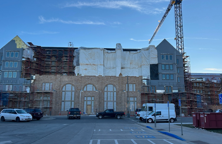 exterior under construction