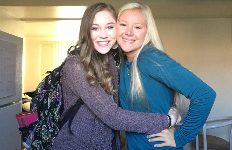 Shelbey and her best friend.