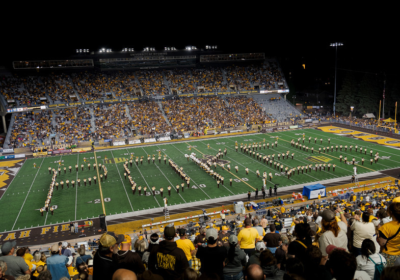 western thunder spells out POKES in formation