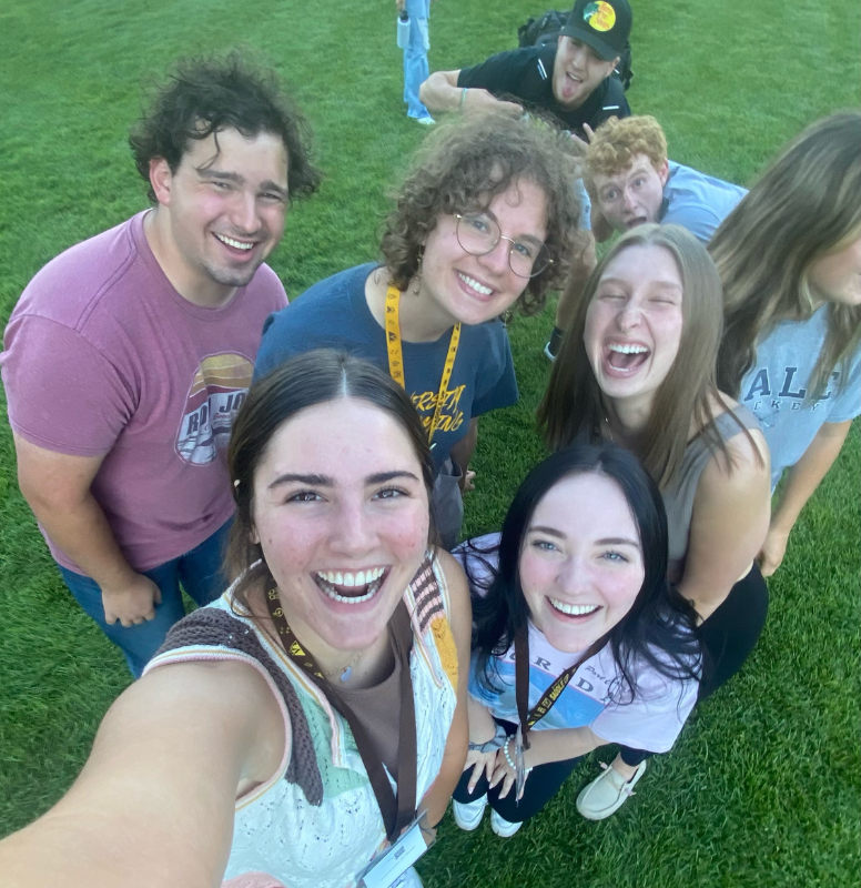 Cameron and group of her friends